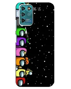 Чехол для ZTE Blade V30 Vita с картинкой «Команда Among Us»