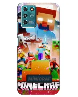 Чехол для ZTE Blade V30 Vita с картинкой «Minecraft герои игры» Чехол для ZTE Blade V30 Vita с картинкой «Minecraft герои игры»