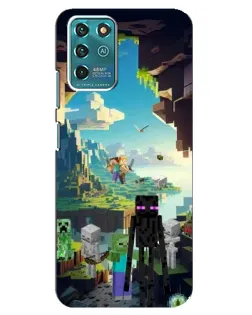 Чехол для ZTE Blade V30 Vita с картинкой «Эндермен в лесу» Чехол для ZTE Blade V30 Vita с картинкой «Эндермен в лесу»