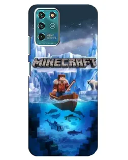 Чехол для ZTE Blade V30 Vita с картинкой «Minecraft ледяной мир» Чехол для ZTE Blade V30 Vita с картинкой «Minecraft ледяной мир»
