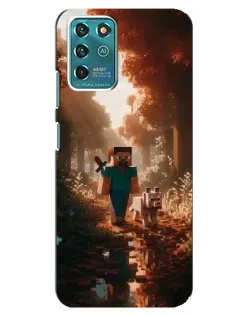 Чехол для ZTE Blade V30 Vita с картинкой «Стив в лесу» Чехол для ZTE Blade V30 Vita с картинкой «Стив в лесу»