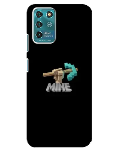 Чехол для ZTE Blade V30 Vita с картинкой «Алмазная кирка»
