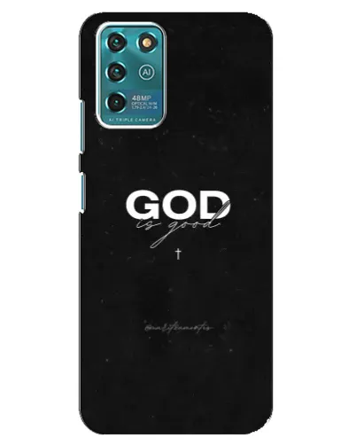 Чехол для ZTE Blade V30 Vita с картинкой «GOD — Бог над всем»