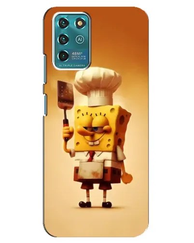 Чехол для ZTE Blade V30 Vita с картинкой «Губка Боб повар» Чехол для ZTE Blade V30 Vita с картинкой «Губка Боб повар»