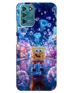 Чехол для ZTE Blade V30 Vita с картинкой «Неоновый океан»