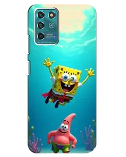Чехол для ZTE Blade V30 Vita с картинкой «Спанч Боб под водой» Чехол для ZTE Blade V30 Vita с картинкой «Спанч Боб под водой»