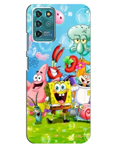 Чехол для ZTE Blade V30 Vita с картинкой «Губка Боб и друзья» Чехол для ZTE Blade V30 Vita с картинкой «Губка Боб и друзья»