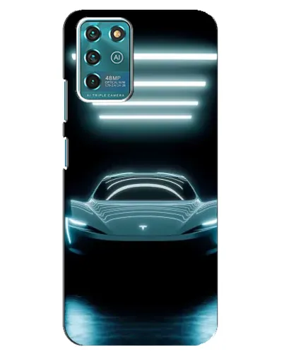 Чехол для ZTE Blade V30 Vita с картинкой «Tesla в неоне» Чехол для ZTE Blade V30 Vita с картинкой «Tesla в неоне»