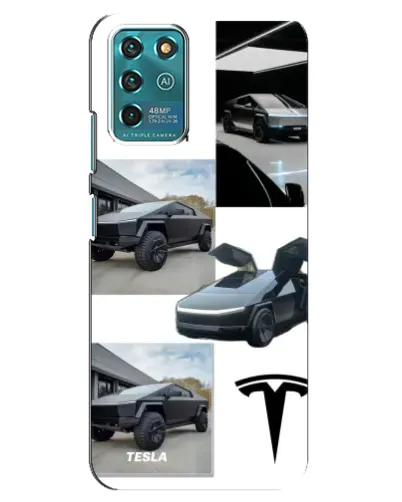 Чехол для ZTE Blade V30 Vita с картинкой «Коллаж Cybertruck Tesla» Чехол для ZTE Blade V30 Vita с картинкой «Коллаж Cybertruck Tesla»