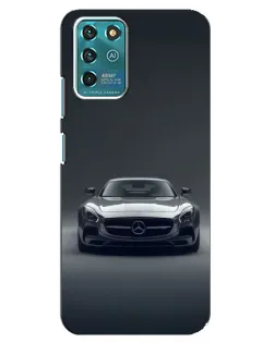 Чехол для ZTE Blade V30 Vita с картинкой «Mercedes на черном»