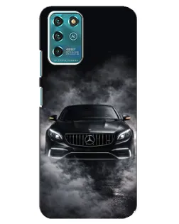 Чехол для ZTE Blade V30 Vita с картинкой «Mercedes в дыму»