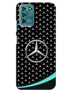 Чехол для ZTE Blade V30 Vita с картинкой «Mercedes — бирюзовый акцент»