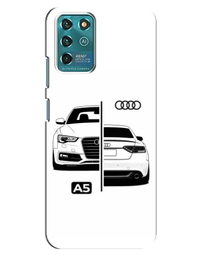 Чехол для ZTE Blade V30 Vita с картинкой «Audi — контрастный дизайн» Чехол для ZTE Blade V30 Vita с картинкой «Audi — контрастный дизайн»