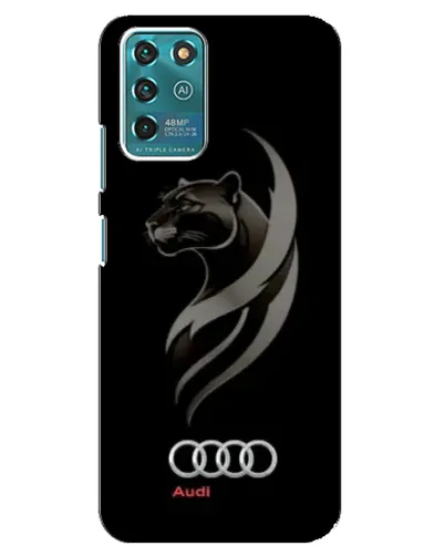 Чехол для ZTE Blade V30 Vita с картинкой «Графика — пантера и Audi» Чехол для ZTE Blade V30 Vita с картинкой «Графика — пантера и Audi»