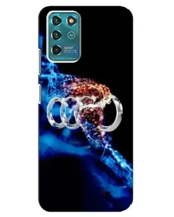 Чехол для ZTE Blade V30 Vita с картинкой «Энергия лого Audi»