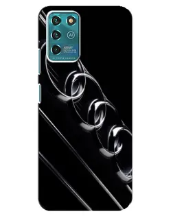 Чехол для ZTE Blade V30 Vita с картинкой «Audi — абстрактные кольца»
