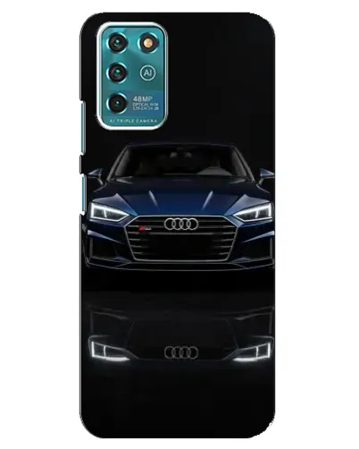 Чехол для ZTE Blade V30 Vita с картинкой «Audi — ночное отражение» Чехол для ZTE Blade V30 Vita с картинкой «Audi — ночное отражение»