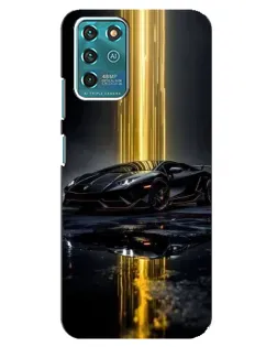 Чехол для ZTE Blade V30 Vita с картинкой «Ночной Lamborghini драйв»