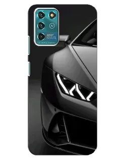 Чехол для ZTE Blade V30 Vita с картинкой «Lamborghini фары детализация»