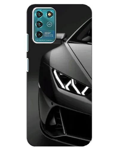 Чехол для ZTE Blade V30 Vita с картинкой «Lamborghini фары детализация»