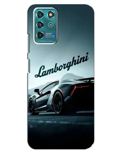 Чехол для ZTE Blade V30 Vita с картинкой «Классическая надпись Lamborghini»
