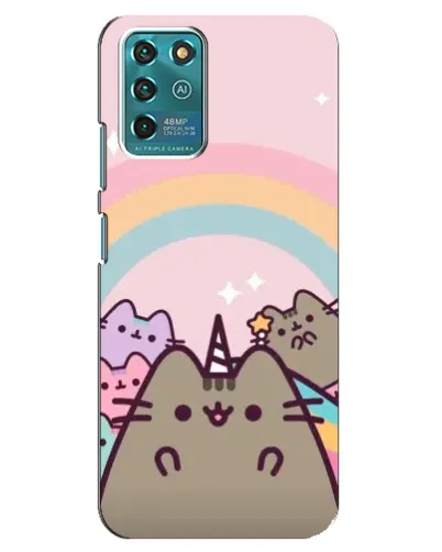 Чехол для ZTE Blade V30 Vita с картинкой «Единорог Pusheen»