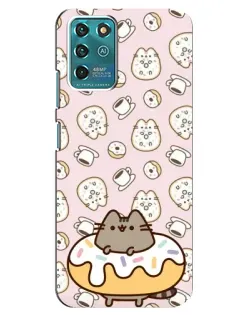 Чехол для ZTE Blade V30 Vita с картинкой «Пушин на пончике» Чехол для ZTE Blade V30 Vita с картинкой «Пушин на пончике»