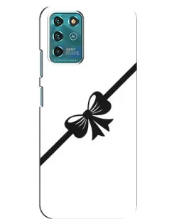 Чехол для ZTE Blade V30 Vita с картинкой «Диагональный бант»