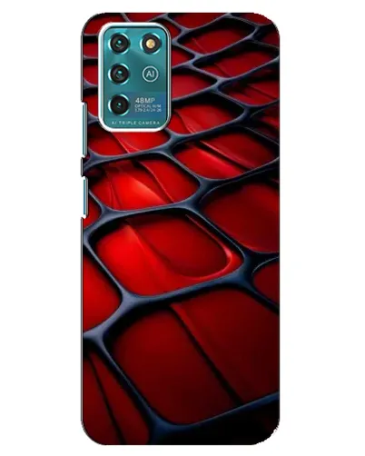 Чехол для ZTE Blade V30 Vita с картинкой «Красная глянцевая сетка» Чехол для ZTE Blade V30 Vita с картинкой «Красная глянцевая сетка»
