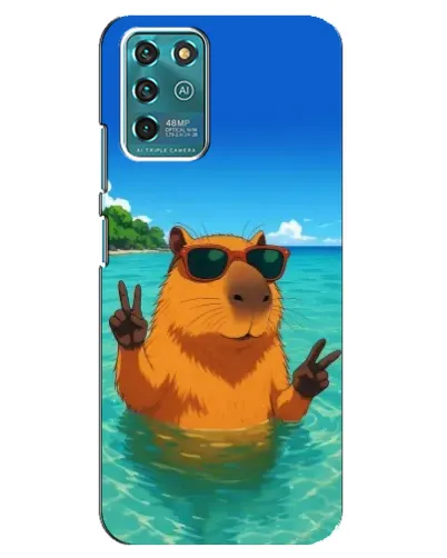 Чехол для ZTE Blade V30 Vita с картинкой «Морская капибара» Чехол для ZTE Blade V30 Vita с картинкой «Морская капибара»