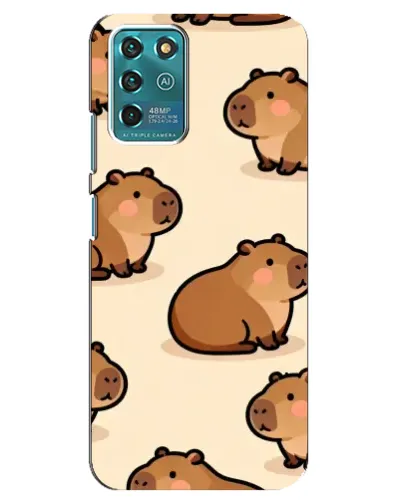 Чехол для ZTE Blade V30 Vita с картинкой «Паттерн милых капибар» Чехол для ZTE Blade V30 Vita с картинкой «Паттерн милых капибар»