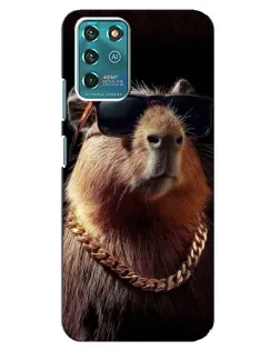 Чехол для ZTE Blade V30 Vita с картинкой «Капибара золотая цепь» Чехол для ZTE Blade V30 Vita с картинкой «Капибара золотая цепь»