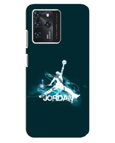 Чехол для ZTE Blade V30 с картинкой «Jordan Blue Fire»