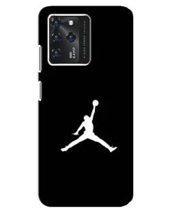 Чехол для ZTE Blade V30 с картинкой «Jordan Silhouette»