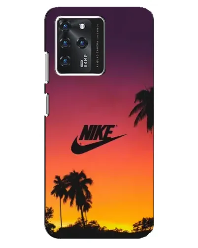 Чехол для ZTE Blade V30 с картинкой «Nike на закате солнца»