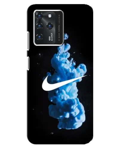Чехол для ZTE Blade V30 с картинкой «Nike и синий дым»