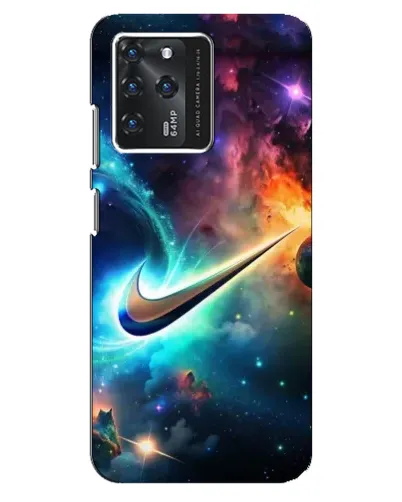 Чехол для ZTE Blade V30 с картинкой «Космический Nike Swoosh»
