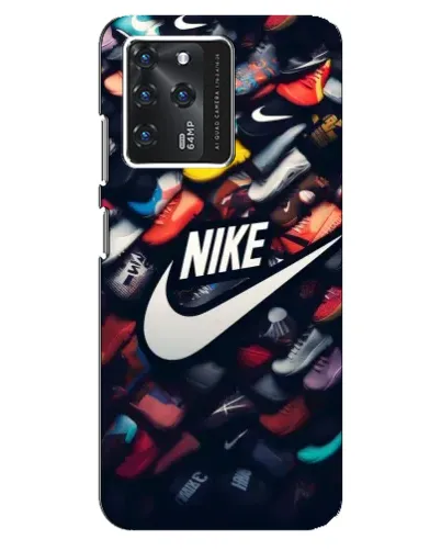 Чехол для ZTE Blade V30 с картинкой «Коллекция кроссовок Nike»
