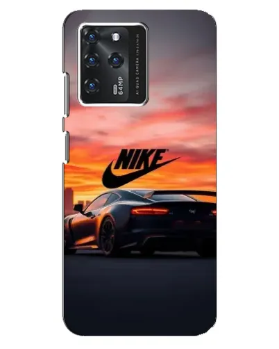 Чехол для ZTE Blade V30 с картинкой «Nike и суперкар»