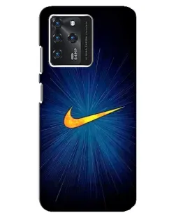 Чехол для ZTE Blade V30 с картинкой «Синий пульс Nike»