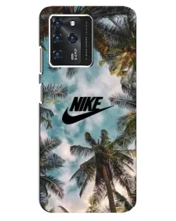 Чехол для ZTE Blade V30 с картинкой «Тропический принт Nike»