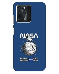 Чехол для ZTE Blade V30 с картинкой «NASA — лунная миссия»