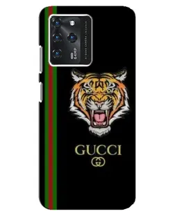 Чехол для ZTE Blade V30 с картинкой «Тигр Gucci»