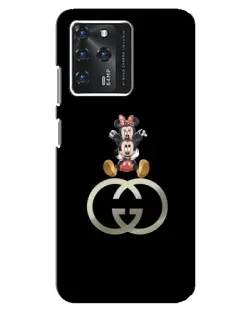 Чохол для ZTE Blade V30 з картинкою «Мінні Маус на лого»