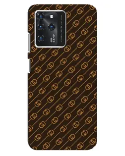 Чохол для ZTE Blade V30 з картинкою «Gucci — золоті діагоналі»