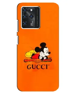 Чохол для ZTE Blade V30 з картинкою «Міккі Маус Gucci — помаранч»