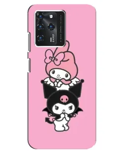 Чехол для ZTE Blade V30 с картинкой «My Melody и Kuromi» Чехол для ZTE Blade V30 с картинкой «My Melody и Kuromi»