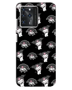 Чехол для ZTE Blade V30 с картинкой «Черный паттерн Kuromi» Чехол для ZTE Blade V30 с картинкой «Черный паттерн Kuromi»