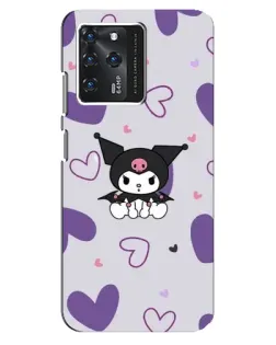 Чехол для ZTE Blade V30 с картинкой «Kuromi и лавандовые сердца» Чехол для ZTE Blade V30 с картинкой «Kuromi и лавандовые сердца»