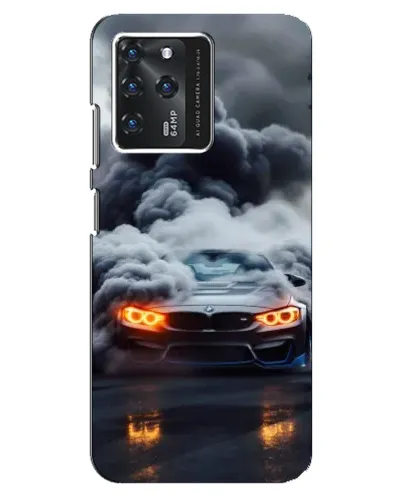 Чехол для ZTE Blade V30 с картинкой «BMW в дыму»
